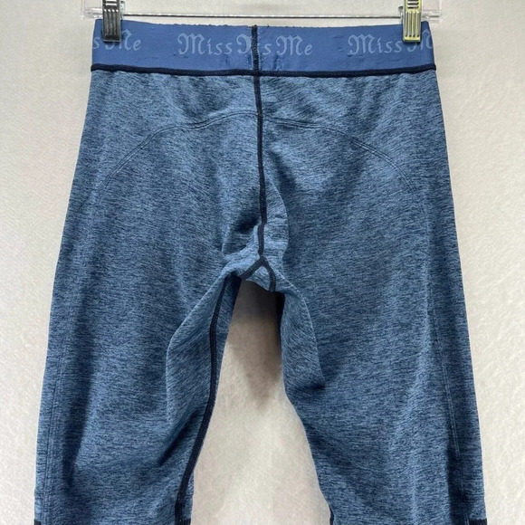 Miss Me Leggings Womens Sz M Life Fit Motion Ankle Stretch Athletic Workout Blue - Picture 5 of 10